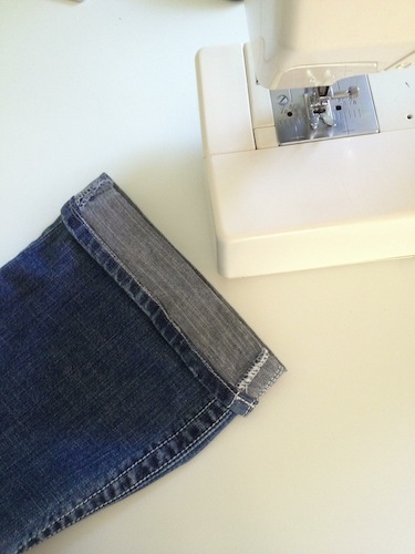 How To Hem Your Jeans (Keeping the Original Hem)